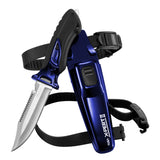 TUSA X-Pert II Dive Knife Drop Point FK-910 Cobalt Blue