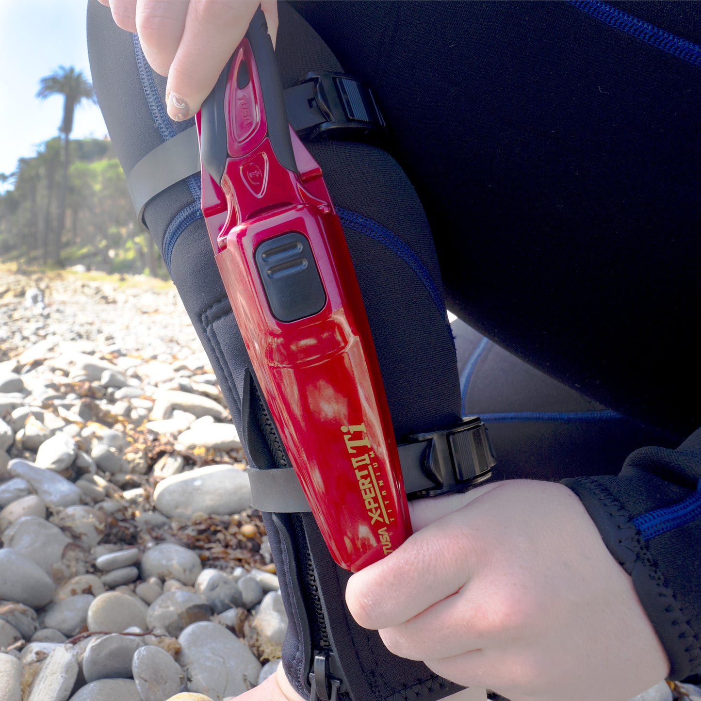 TUSA X-Ppert II Titanium Dive Knife FK-940 Silver