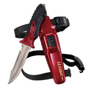 TUSA X-Ppert II Titanium Dive Knife FK-940 Red