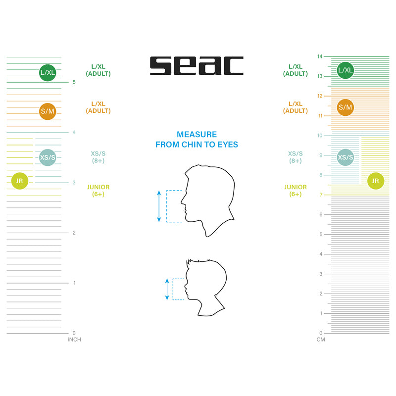 Seac Libera Full-Face Snorkel Mask L/XL