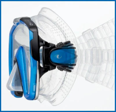 TUSA Freedom HD Scuba Diving Mask M-1001 Indigo
