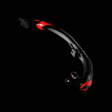 Atomic Aquatics SV2 Semi-Dry Flex Snorkel Black/Red
