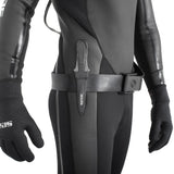 Seac Sharp Safety Knife for Spearfishing Black
