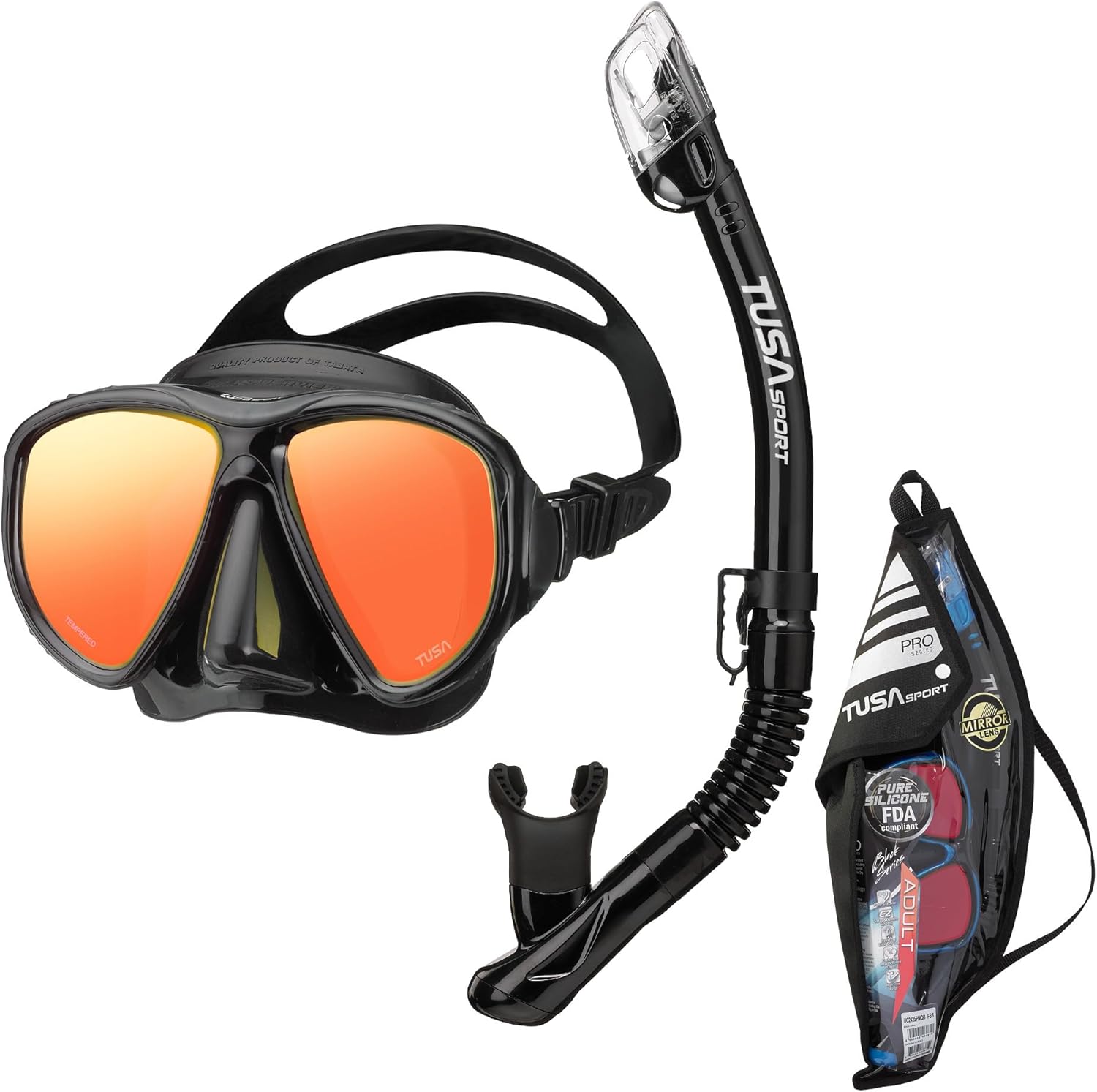 TUSA Powerview Adult Dry Combo Black