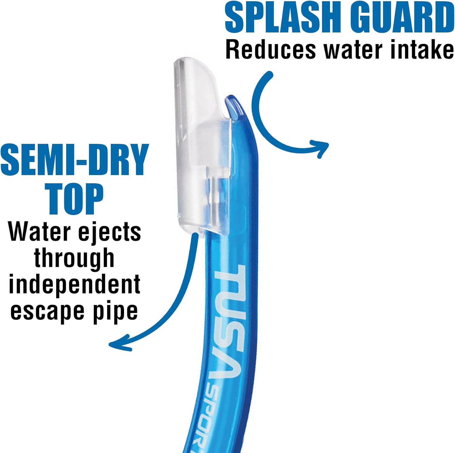 TUSA KLEIO mini FIT Youth Combo Clear Blue