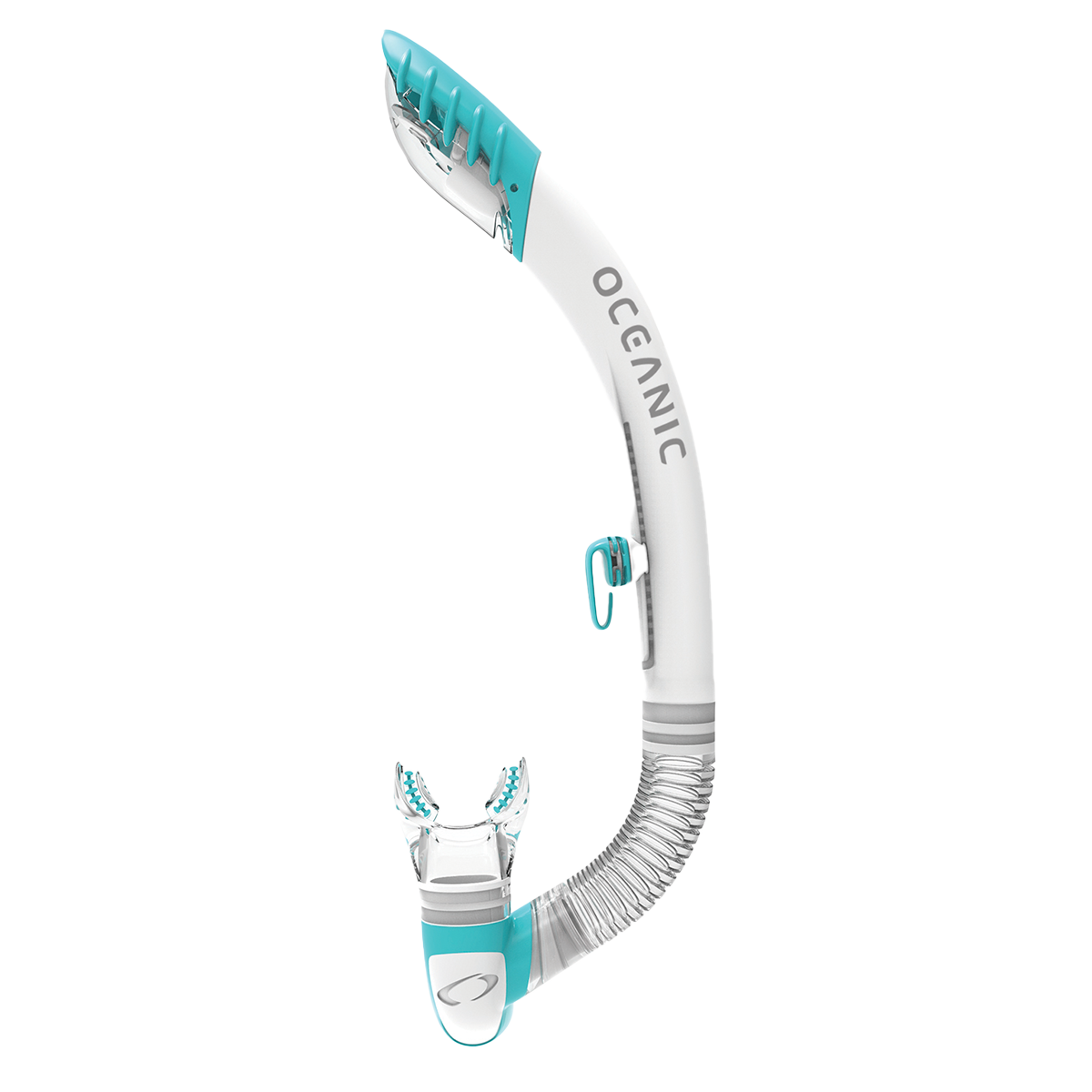 Oceanic Ultra Dry 2 Snorkel White/Sea Blue