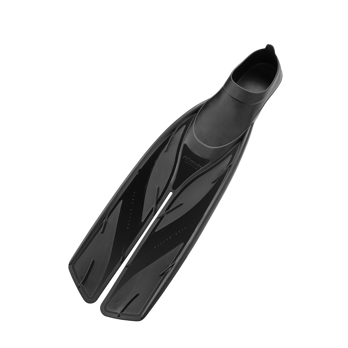 Atomic Aquatics Full Foot Split Fins Black 9-10