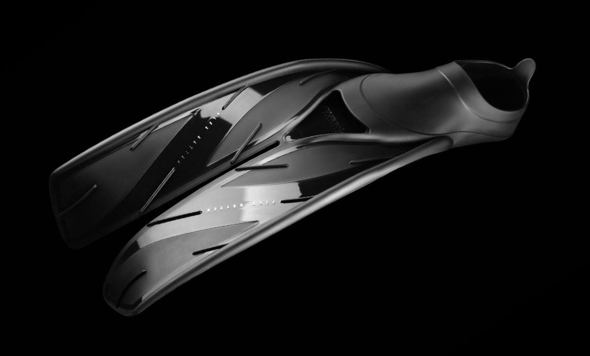 Atomic Aquatics Full Foot Split Fins Black 9-10