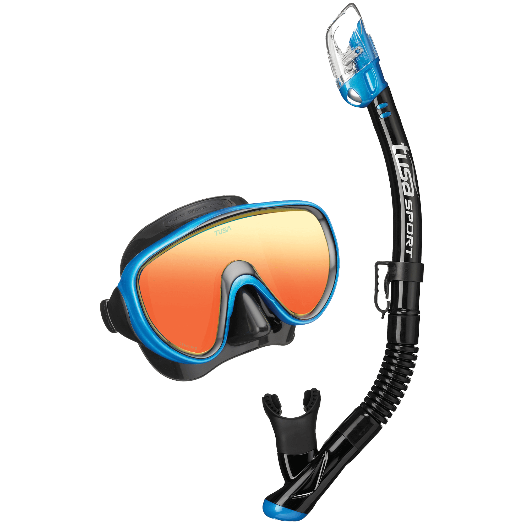 TUSA Serene Mask and Snorkel Combo Blue