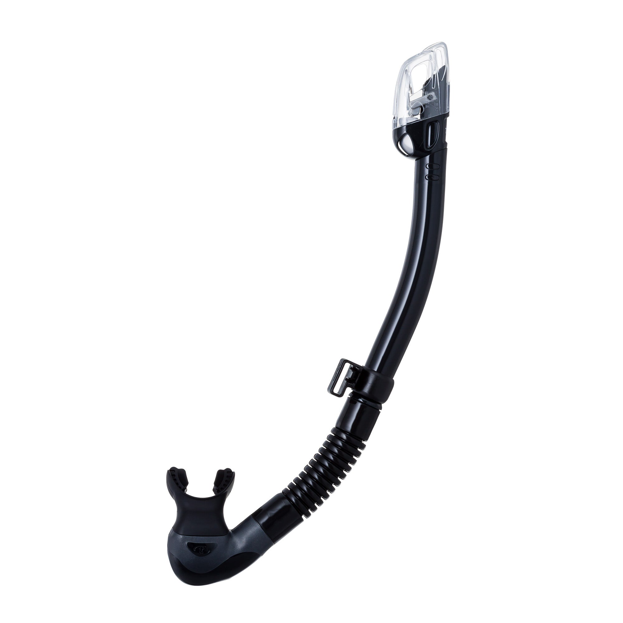 TUSA Hyperdry Elite II Scuba Diving Snorkel SP-0101 Black/Black