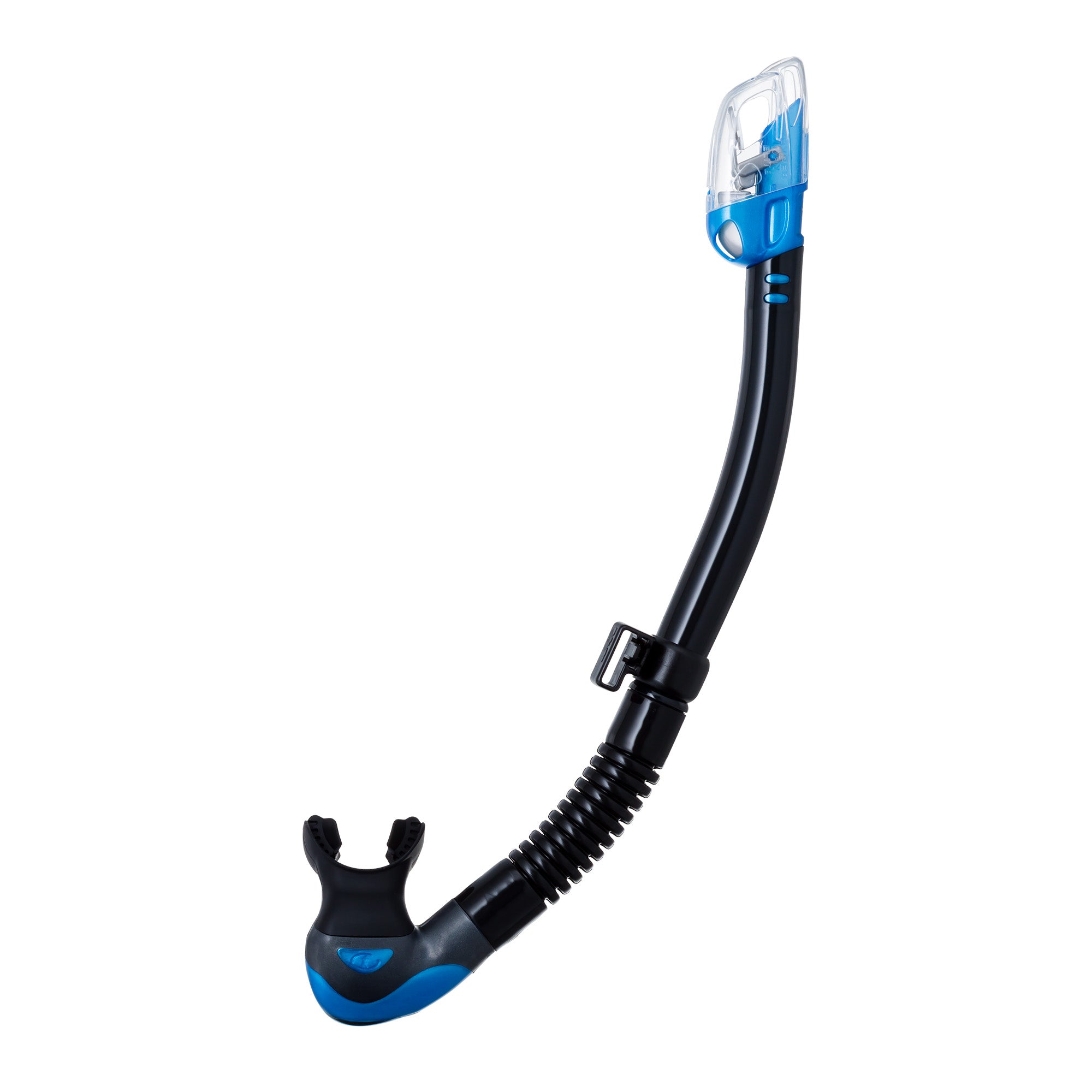 TUSA Hyperdry Elite II Scuba Diving Snorkel SP-0101 Black/Blue